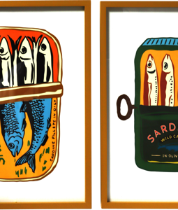 1603 WANDBILDER SARDINE SOCIETY S/2